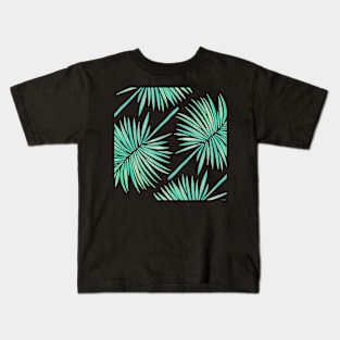 fan palm seafoam Kids T-Shirt